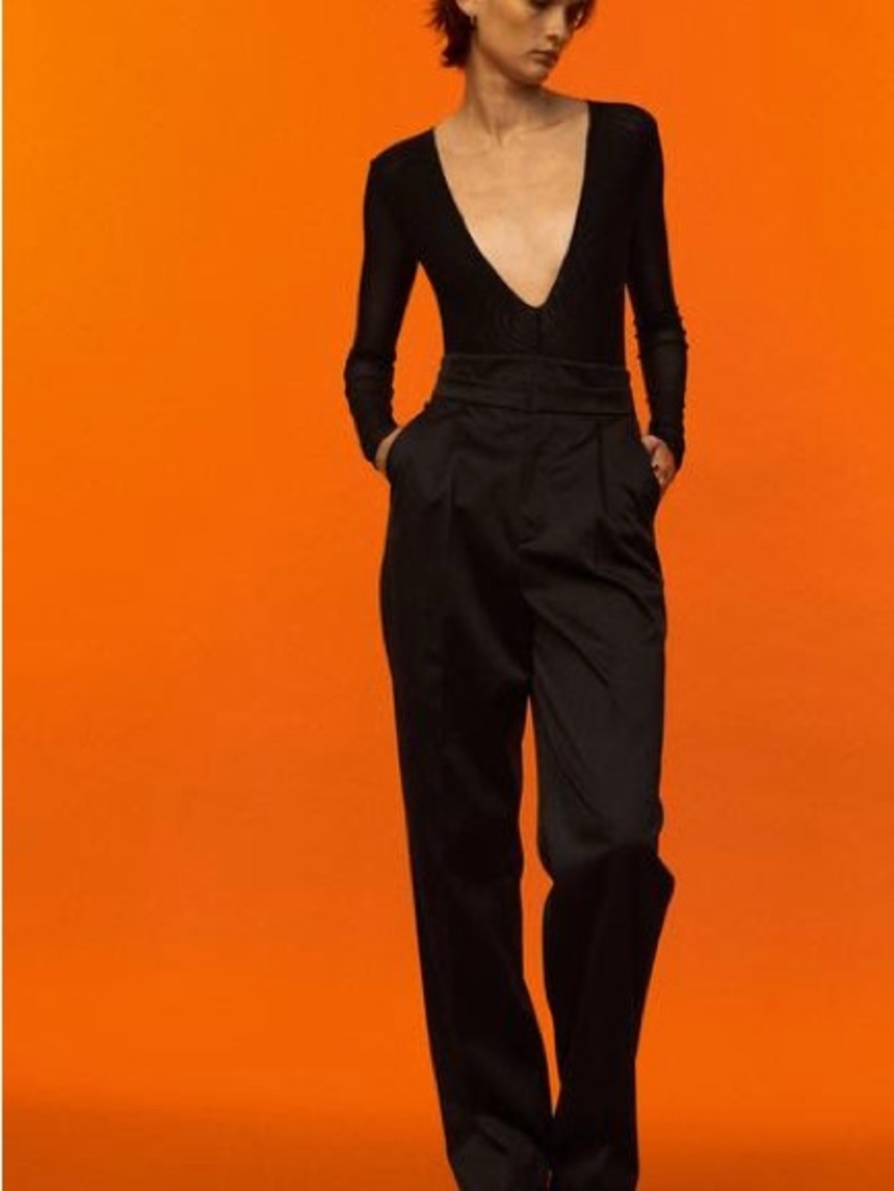 ZARA NWT LIMITED EDITION SATIN EFFECT PANTS